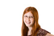 Photo: Friendly redhead Pre-Adolescent girl in glasses Friendly redhead Pre-Adolescent girl in glasses