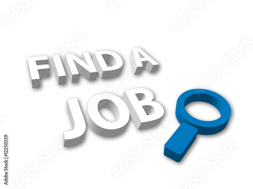 Illustration: "Find a Job" "Find a Job"