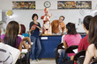 Student Giving Presentation in Science Class