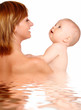 Mother and baby