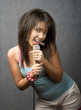Beautiful Young Singer