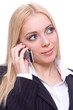 young business woman calling