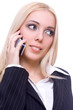 young business woman calling
