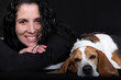 Lady & Her Dog  (Beagle)