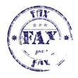Fax rubber stamp
