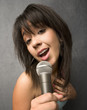 Beautiful Young Singer