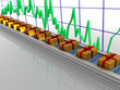 Prodiction line with gifts and graph