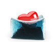 the heart is melting the ice