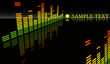 the vector  equalizer abstract background