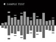 the vector  equalizer abstract background