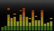 the vector  equalizer abstract background