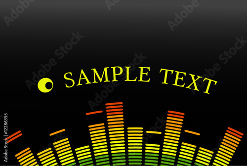 Vector: the vector equalizer abstract background the vector equalizer abstract background