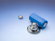 batteries, closeup