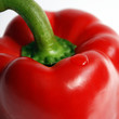 Red Pepper On The White Background