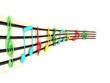 side view of three dimensional musical notes side view of three dimensional musical notes