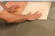 Placing floor tiles