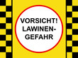 Lawinen Schild