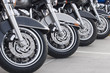 Motorräder In A Row
