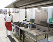 Young chef at his work Young chef at his work