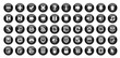 Web Buttons Poster (black) Web Buttons Poster (black)