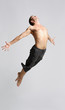 stylish and young modern style dancer is posing