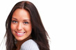 Closeup portrait of cute young female Closeup portrait of cute young female