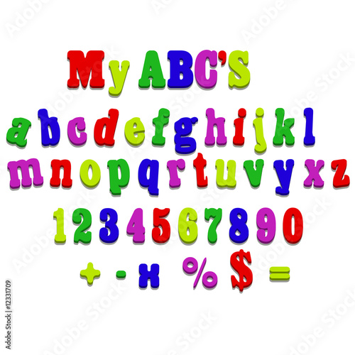 letters. alphabet spelling letters