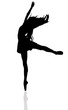 Ballet silhouette Ballet silhouette