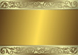 Gentle golden and silvery background (vector)