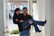 Husband and Wife In Their New Home Husband and Wife In Their New Home