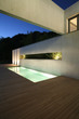 Image : pool in the night