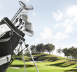 golf equipment on the course