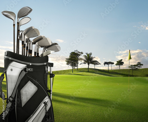 Photo: golf equipment and course golf equipment and course