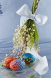 Foto: Easter eggs and lily of the valley Easter eggs and lily of the valley