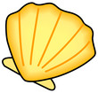 Shell of clam
