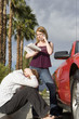 Foto: Couple Having Car Trouble Couple Having Car Trouble