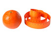 Orange and measuring tape