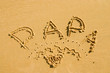 papa dans le sable