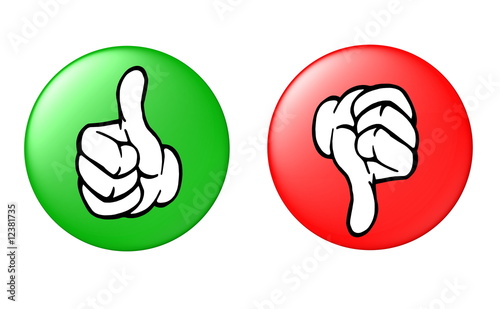 Illustration: top and flop button top and flop button