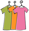 Clothes with hanger
