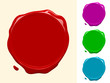 Blank wax seal collection