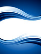 Blue Wavy Design
