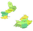 Regions de France : Languedoc - Rousillon et PACA