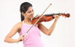 young girl playing violin
