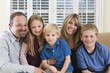 Portrait of a happy family..