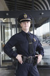 Portrait of a female police sergeant.