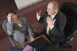 Foto: business people sitting in an office. business people sitting in an office.