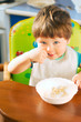 eating baby