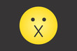 Sprachloser Smiley