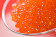 red caviar in a bowl
